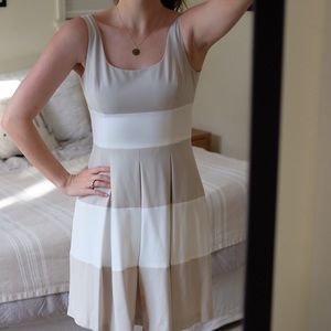 Ralph Lauren Cream and White A-line dress